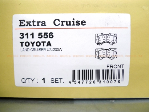 Тормозные колодки Dixcel EXTRA Cruise EC-311556 Toyota Land Cruiser 200 Lexus LX570 передние фото 1