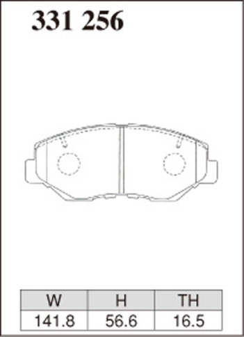 Тормозные колодки Dixcel EXTRA Speed ES-331256 Honda Civic FC1 FK7 FL1 CR-V Element Jade Pilot передние фото 1