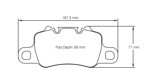 Тормозные колодки Winmax W5 1402 EIP241 Porsche 911 GT3 Turbo (991, 922), 718 Cayman GT4 (982) задние фото 3