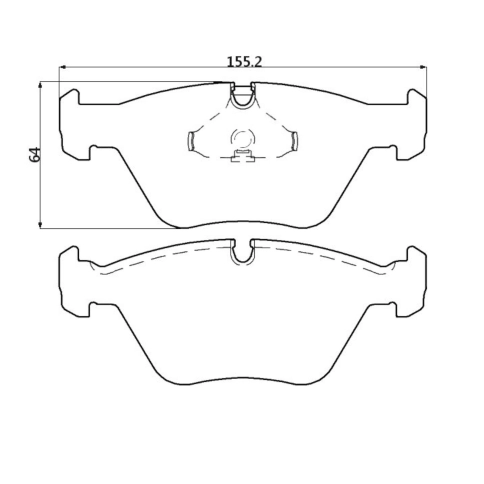 Тормозные колодки Winmax WN1 386 EIP017 BMW Z4 E85/E86, X3 E83, 2.5i/3.0i, M3 E46, 525i/528i/535i E39, передние фото 4