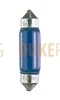 Лампы дополнительные Polarg B1 Hybrid Color Bulb M28 T10×37 12V 10W белые фото 2
