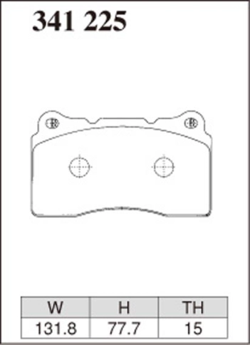Тормозные колодки Dixcel S type 341225 Mitsubishi Lancer Evolution EVO CP9A CT9A CT9W CZ4A Brembo® 4pot передние фото 4
