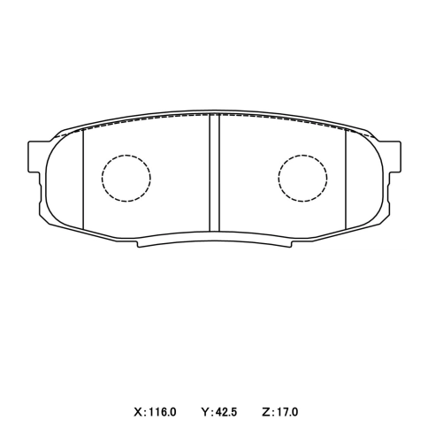 Тормозные колодки Winmax W3 698 EP465 Toyota Land Cruiser 200 Tundra Sequoia Lexus LX450D LX570 задние фото 3