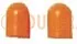 Колпачки для ламп T10 Polarg Color cap 306 оранжевые фото 1