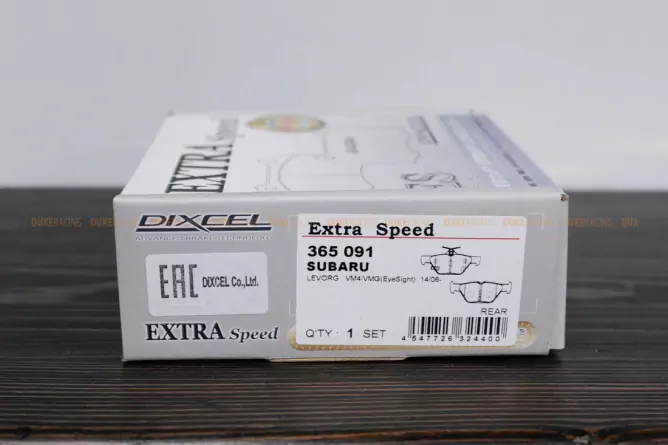 Тормозные колодки Dixcel EXTRA Speed ES-365091 Subaru XV Outback Levorg WRX Forester задние фото 2