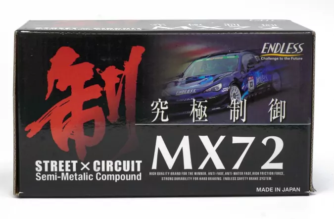 Тормозные колодки Endless EP357 MX72 Mitsubishi EVO V-IX CT9A GSR-RS, CZ4A, Subaru GDB GRB, 4pot Brembo® передние фото 5