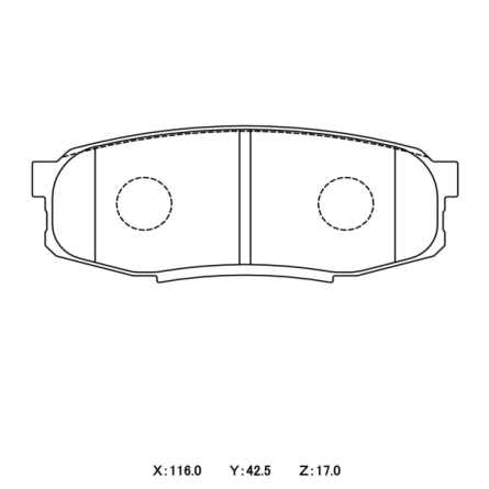 Тормозные колодки Winmax W1 698 EP465 Toyota Land Cruiser 200 Tundra Sequoia Lexus LX450D LX570 задние фото 5