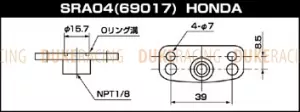 Адаптер топливного регулятора SARD, Honda фото 2