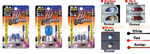 Лампы дополнительные Polarg B1 Hybrid Color Bulb M29 S25(parallel pin) 12V 21W оранжевые фото 1