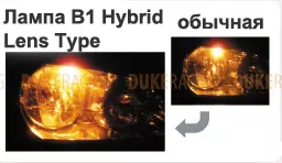 Лампы дополнительные Polarg B1 Hybrid Lens Type L2 T10 12V 5W оранжевые фото 4