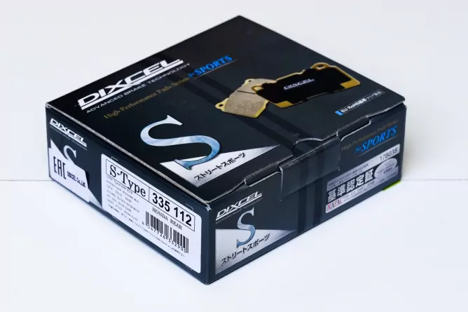 Тормозные  колодки Dixcel S type S-335112 Honda Accord CL1 CL7 CL9 Civic Type R EK9 Integra Type R DC2 DC5 DB8 FD2 CR-Z ZF1/2 S2000 задние фото 2