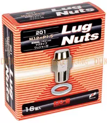 Колесные гайки KYO-EI Lug nuts MAG с шайбой 21hex M12x1,5 16 шт хром фото 4