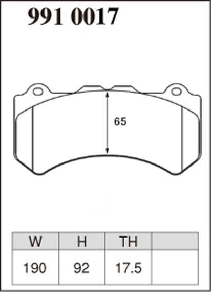 Тормозные колодки Dixcel RA-type 9910017 Nissan R35 GT-R Brembo® 6pot передние фото 1