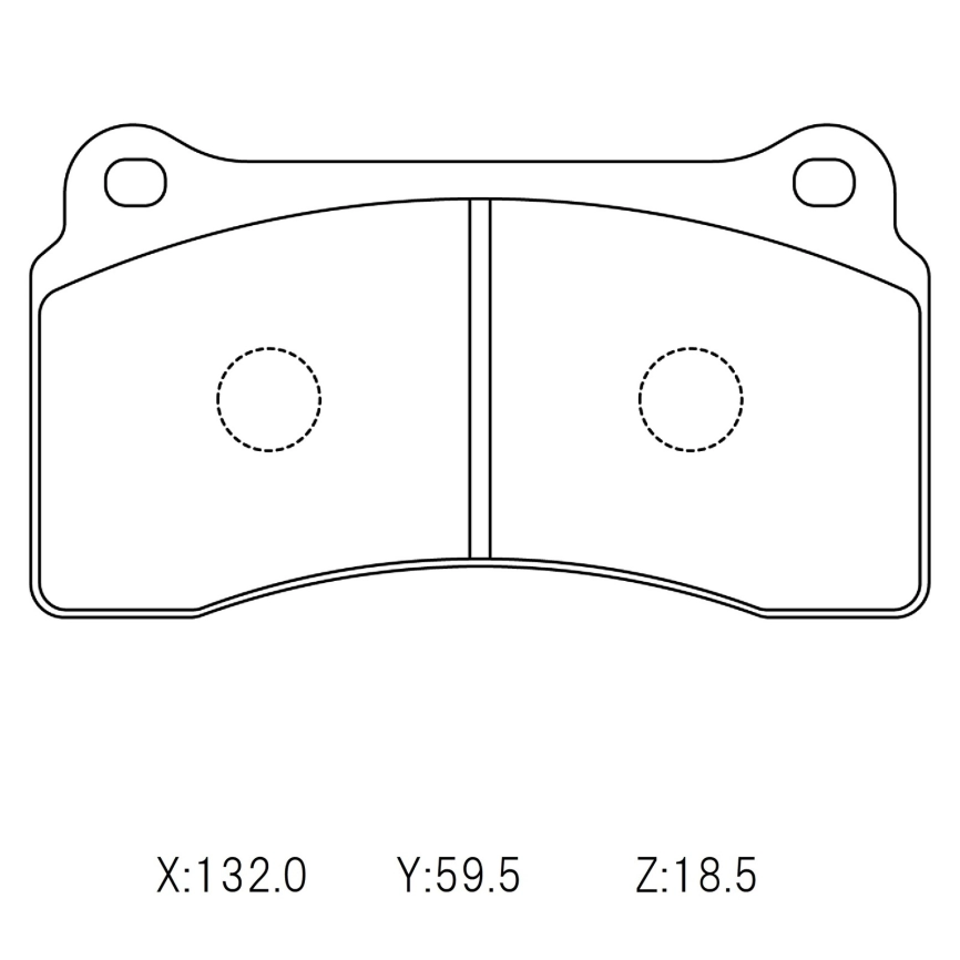 Тормозные колодки Winmax W4 691 RCP118 Nissan R35 GT-R Brembo® 4pot задние фото 1