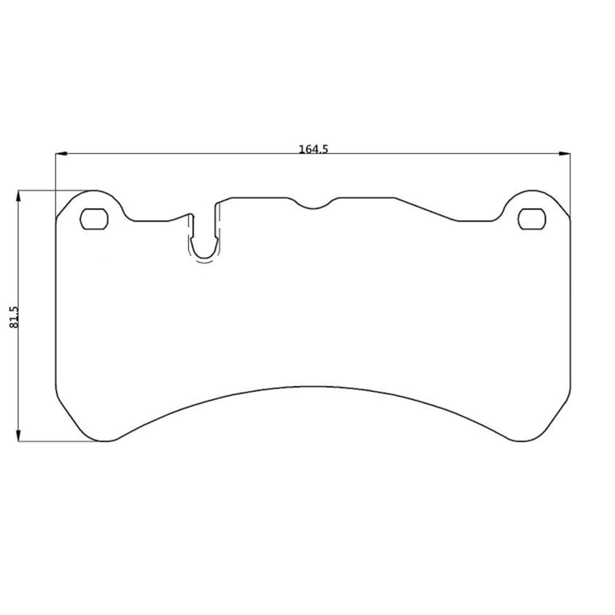 Тормозные колодки Winmax W7 682 RCP112 Subaru WRX VAB Brembo® 6pot 15мм передние фото 3