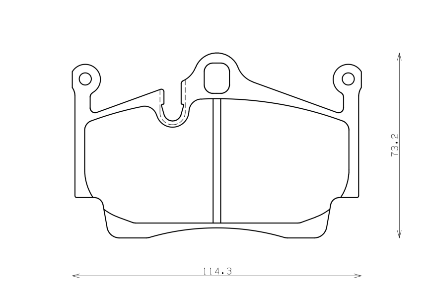 Тормозные колодки Winmax W5 852 EIP211 Porsche 718 Boxster Cayman 981 982 987 задние фото 3