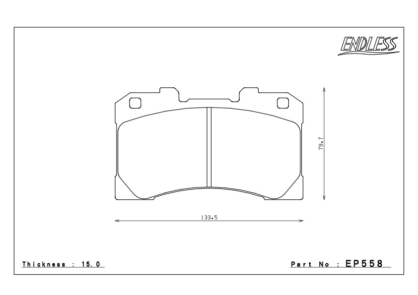 Тормозные колодки Winmax W7 1612 EP558 Toyota GR Yaris ヤリス I RC・18 inch wheel, передние фото 5