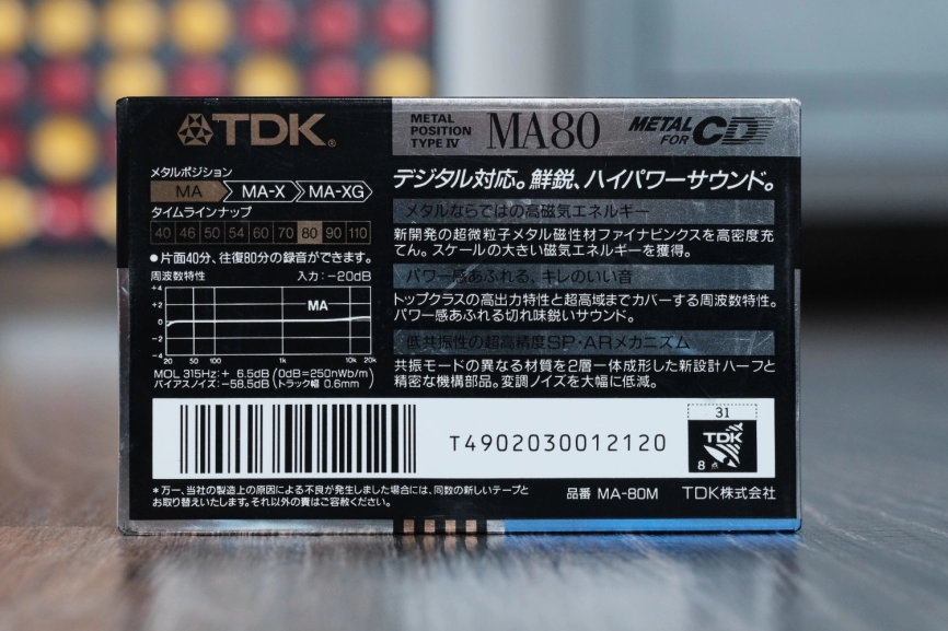 Аудиокассета TDK MA 80 фото 2