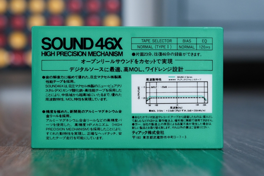 Аудиокассета TEAC SOUND 46X GR фото 2