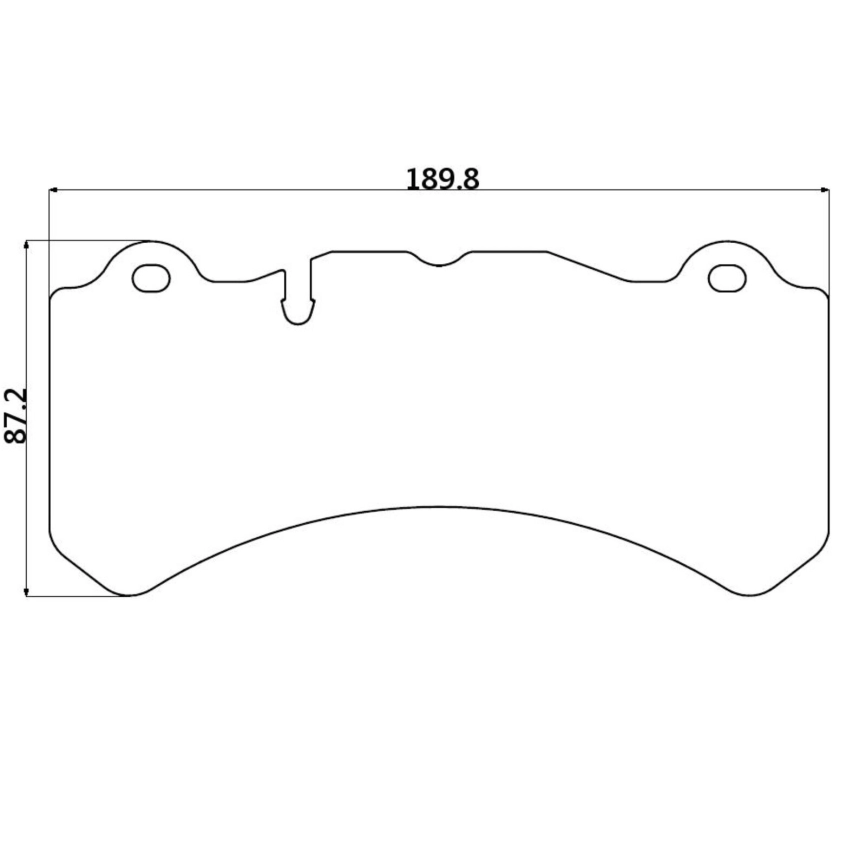 Тормозные колодки Winmax W3 1295 RCP132 Hammer H2 Toyota LC200 LX570 Brembo® GT6 kit pad # 07.9551.13 передние фото 3