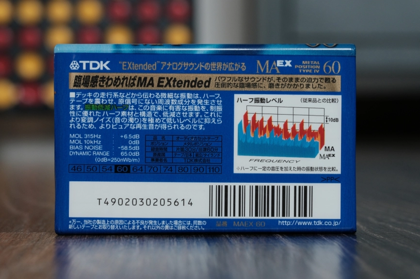 Аудиокассета TDK MA EX 60 фото 2