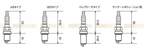 Свеча зажигания GReddy Racing plug тип ISO 09 фото 1