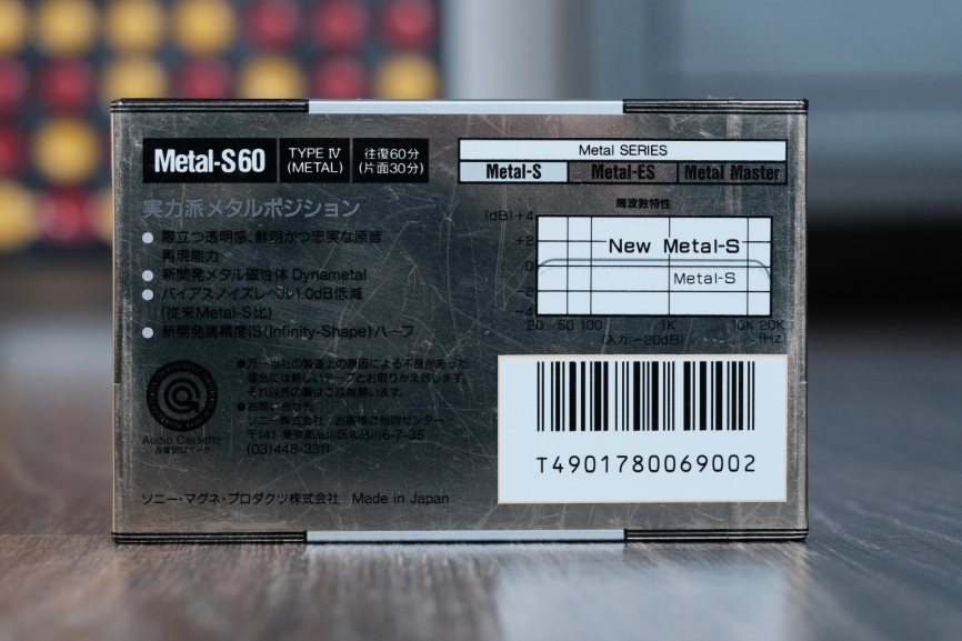 Аудиокассета SONY Metal-S 60 фото 2