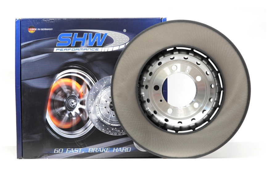 Тормозные диски SHW Performance PFL47543 PFR47544 390x38 Porsche Cayenne 9Y0 9YA 2017-,  Cayenne Coupe 9YB 2019- биметалл, передние фото 2