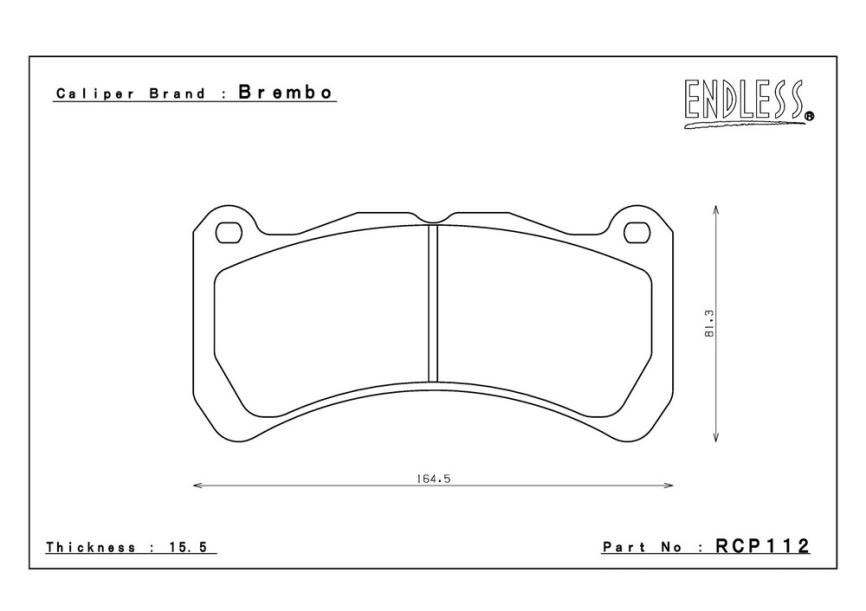 Тормозные колодки Acre Formula700c 699/418 Subaru Impreza GRB(R205) комплект перед+зад фото 3