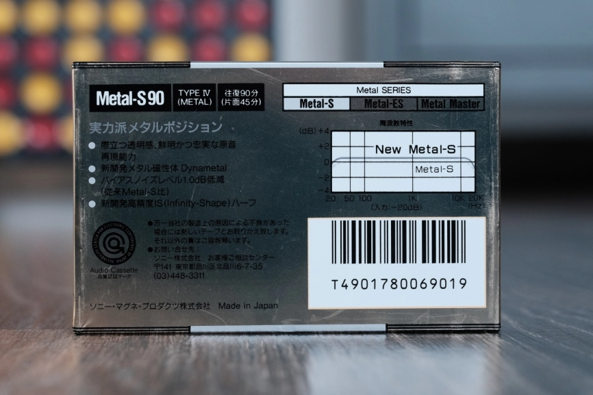 Аудиокассета SONY Metal-S  90 фото 2