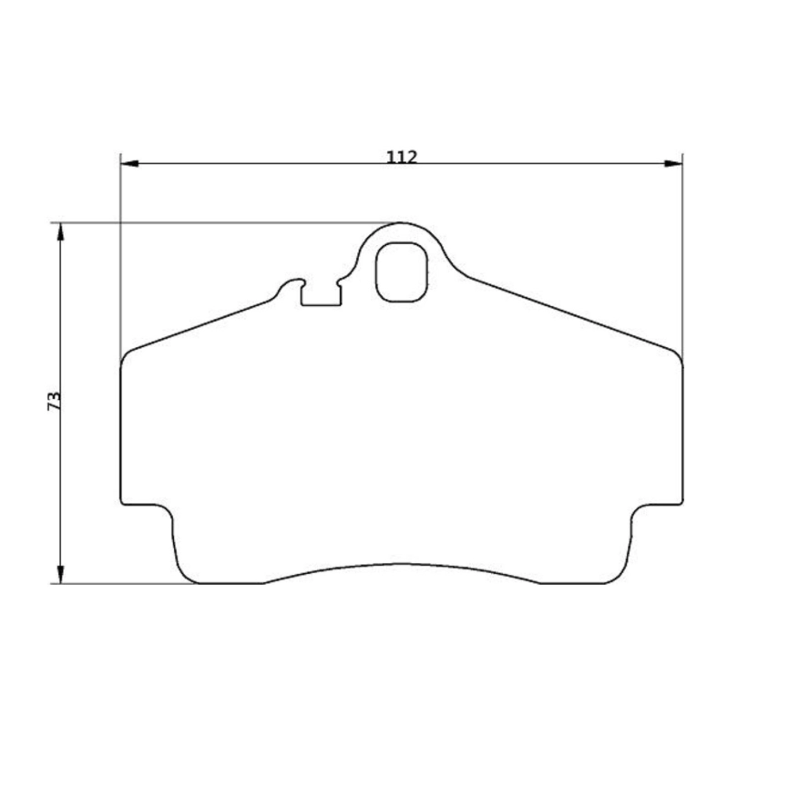 Тормозные колодки Winmax WN1 756 EIP073 Porsche 911 996 997.1 Carrera 2&4 987 Boxster 3.2 3.4, Cayman задние фото 3