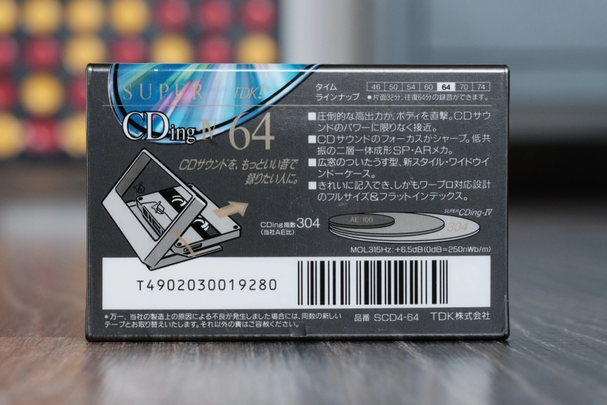 Аудиокассета TDK! Super CDing IV 64 фото 2