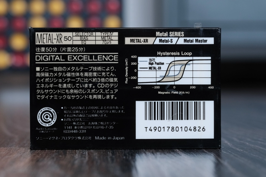 Аудиокассета SONY Metal-XR 50 фото 2