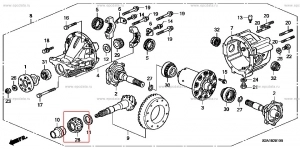 Подшипник дифференциала 2, Honda S2000 фото 2
