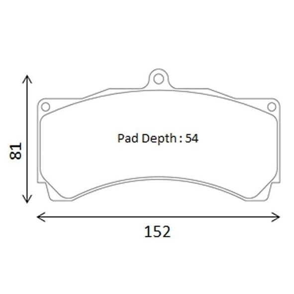 Тормозные колодки Winmax W7 819B 18mm RCP086 AP racing 6pot D54 TH18 CP4098 CP5555, Alcon, Proma фото 3