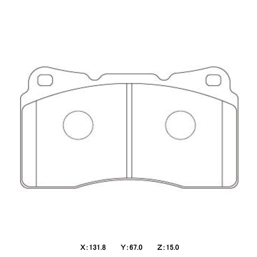 Тормозные колодки Winmax W7 370 EP357 Subaru Impreza WRX GDB GRB Brembo® 4pot передние фото 5