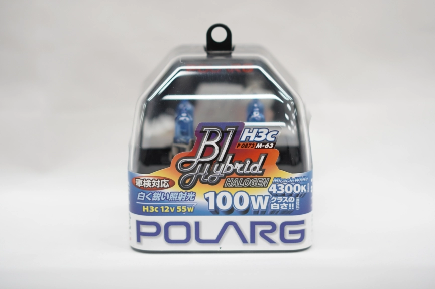 Лампы галогенные Polarg B1 Hybrid Halogen M-63 H3c 12V 55W(100W) 4300K фото 1